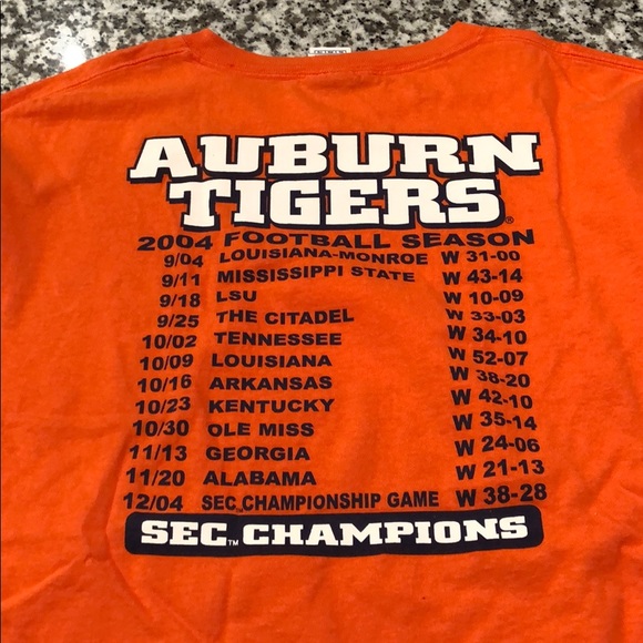 2014 SEC Championship Auburn Tigers T-Shirt XL - Picture 2 of 4